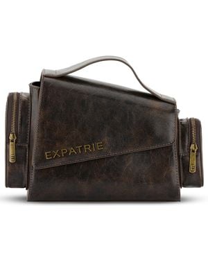 Expatrié Expatri Schultertasche Hunter - Schwarz