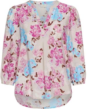 Kaffe Bluse Kahaisley - Pink