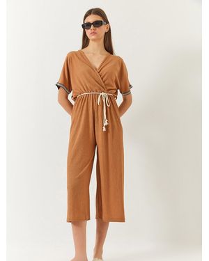 Bianco Lucci Jumpsuit - Mehrfarbig