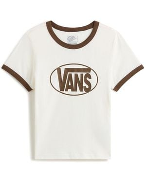 Vans T-Shirt Center Chest Ringer - Weiß