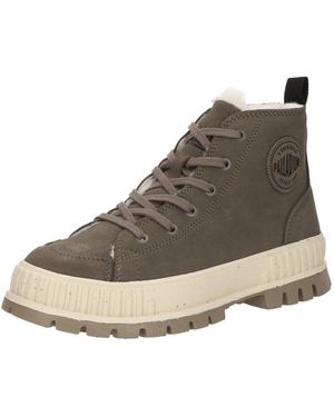 Palladium Schnürstiefelette Pallashock - Grau