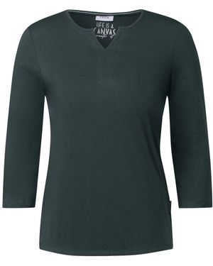 Cecil Shirt Im Tunika-Look - Grün