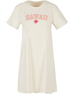 F4NT4STIC Kleid Hawaii - Weiß