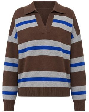 Brave Soul Pullover - Blau