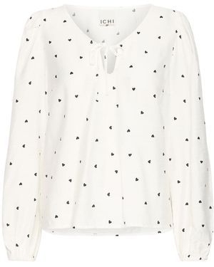 Ichi Bluse Ihelva - Weiß