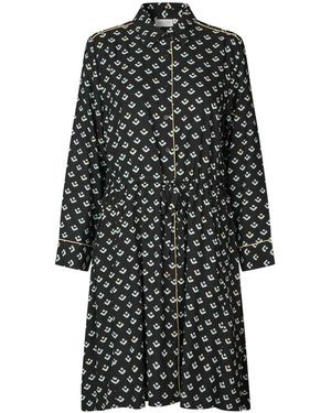 Masai Shirtkleid Manysindra - Schwarz