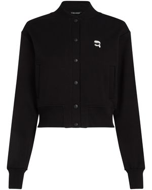 Karl Lagerfeld Übergangsjacke 'Ikon' - Schwarz