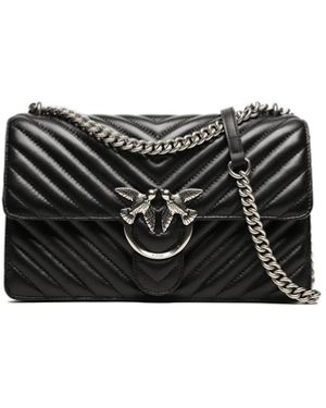 Pinko Umhängetasche Love One Classic Dc - Schwarz