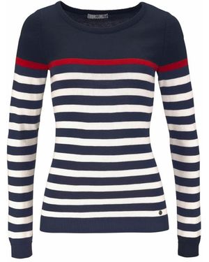 AJC Streifenpullover - Blau