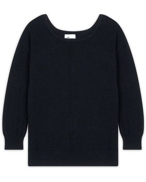 J Cashmere Pullover Karen - Blau