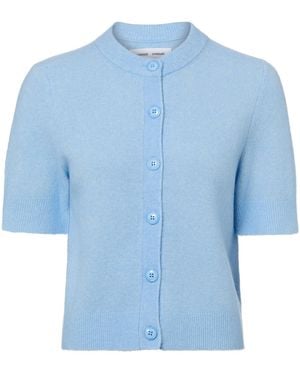 Samsøe & Samsøe Samse Samse Strickjacke Sanoura - Blau