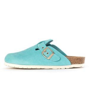 Bayton Pantolette 'Milky' - Blau