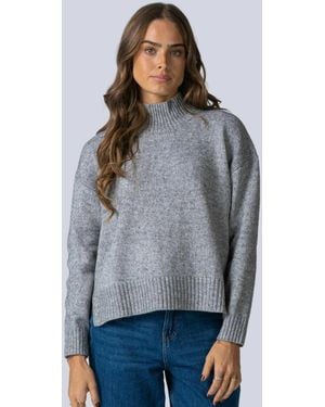 TeeShoppen Sweater Emma Knit - Grau