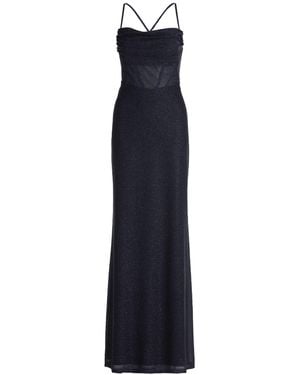 VM VERA MONT Abendkleid Im Glitzer-Look - Blau