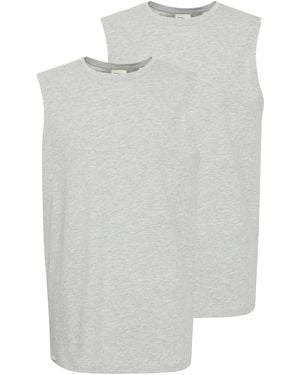 Solid Shirt Longi - Weiß