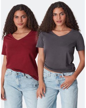 C&City T-Shirt - Rot