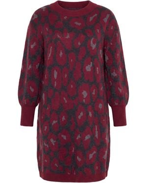 Studio Untold Strickkleid - Rot