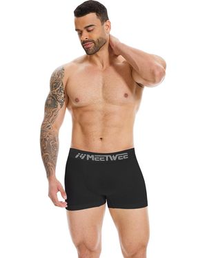 MEETWEE Boxershorts 4 Pack Breathable Underwear - Blau