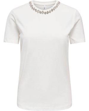 ONLY T-Shirt Onljolly - Weiß