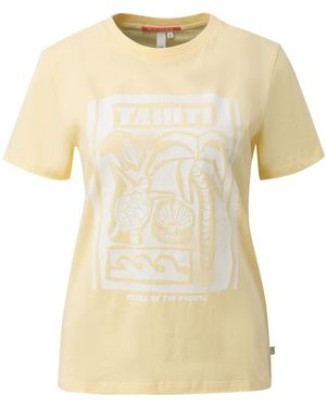 QS T-Shirt - Natur