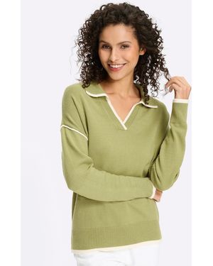 heine Pullover - Grün