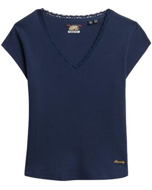 Superdry T-Shirt 'Essential' - Blau