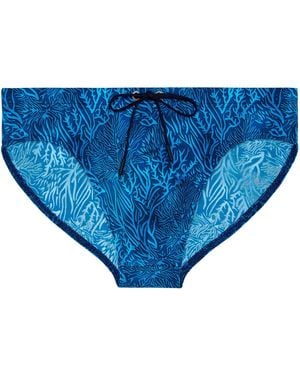 Hom Badehose Swim Mini Briefs Panarea - Blau