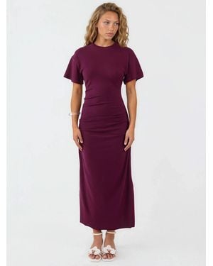 Busem Midi Kleid - Lila