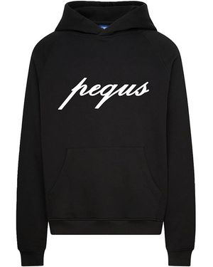 Pequs Sweatshirt Front Logo - Schwarz