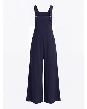 CUPSHE Jumpsuit Side Pockets - Blau