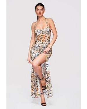 Ombre Abendkleid - Weiß