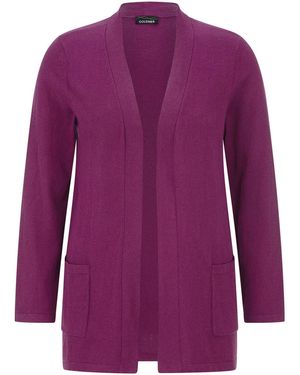 Goldner Strickjacke - Lila