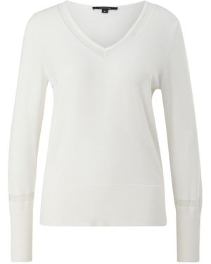 Comma, Pullover - Weiß
