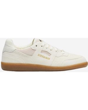 HIDE & JACK Sportlicher Schnürschuh Shaggy Mocha - Weiß