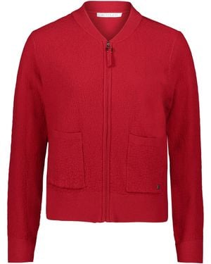 BETTY&CO Strick-Cardigan Mit Reißverschluss - Rot
