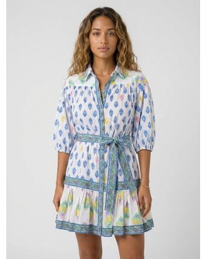 Miss June Kleid Robe Courte Laya - Blau