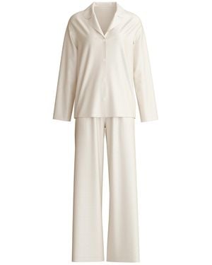 CALIDA Pyjama Striped Dreams - Weiß
