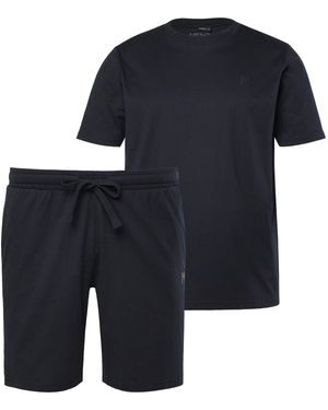 Men Plus Pyjama - Blau