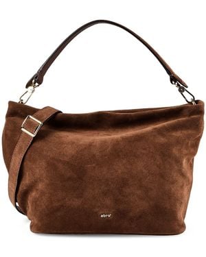 Abro⁺ Schultertasche Ebony - Braun