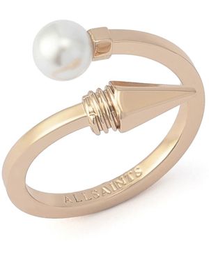 AllSaints Ring Hazel Pearl - Weiß