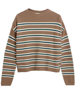 ARMEDANGELS Pullover Merinaa Striped - Natur