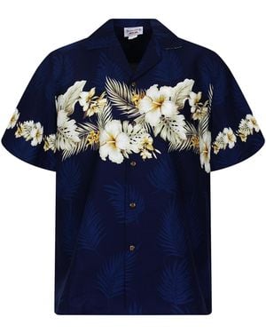 Pacific Legend Hemd Blumen - Blau