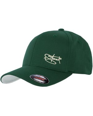 2Stoned Cap Flexfit Wooly Combed Classic - Grün