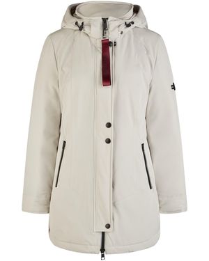 BARBARA LEBEK Funktionsjacke mit Kapuze - Weiß