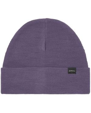 Edwin Mütze Watch Cap Beanie Plumeria - Lila