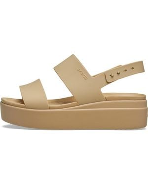 Crocs™ Brooklyn Low Wedge - Mettallic