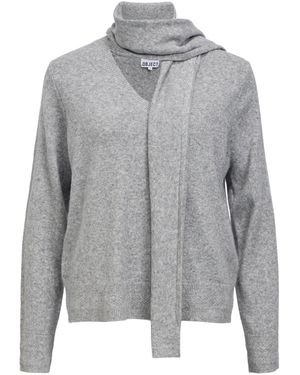 Object Pullover Objchuma - Grau