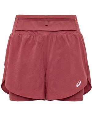 Asics Sportshorts Fujitrail Elite - Rot