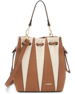 L. CREDI Handtasche Raisa - Braun