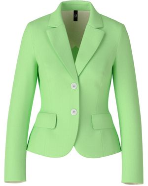 Marc Cain Kurzblazer Sesonal Colours Premium mode Figurnaher Blazer - Grün